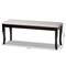 Baxton Studio Cornelie Grey Upholstered and Dark Brown Finished Wood Dining Bench 170-10918 - alternate 6